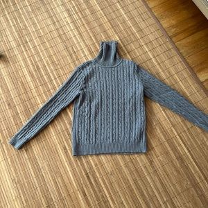 Jones New York Sport Small Cable Turtle Neck Sweater
